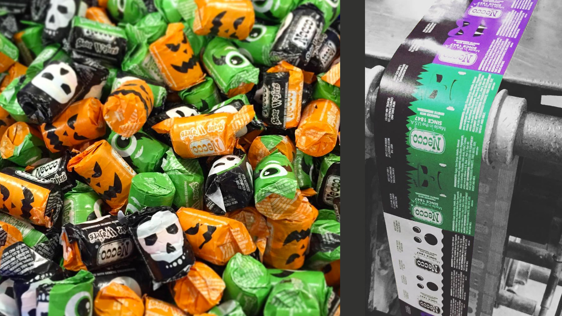 Halloween Necco Wafers Production Samples