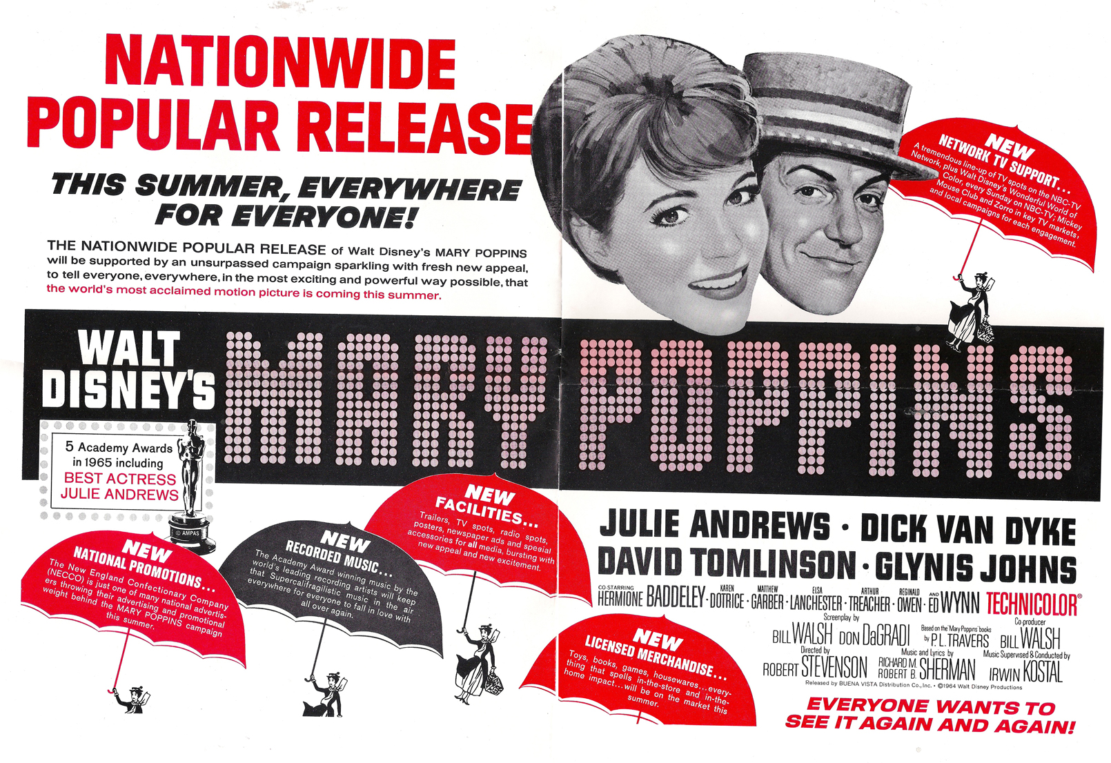 Mary Poppins candy tie in